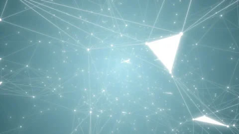Network connections soft clean corporate business presentation background. For Video stock 114114393