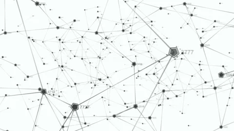 Network connections. Technology background. Seamless loop Stock Footage 262831756