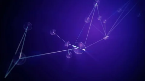 Network connections.Plexus. Stock Footage 82584716