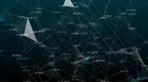 Network connectivity of Information technology big data cloud computing  Stock Illustration