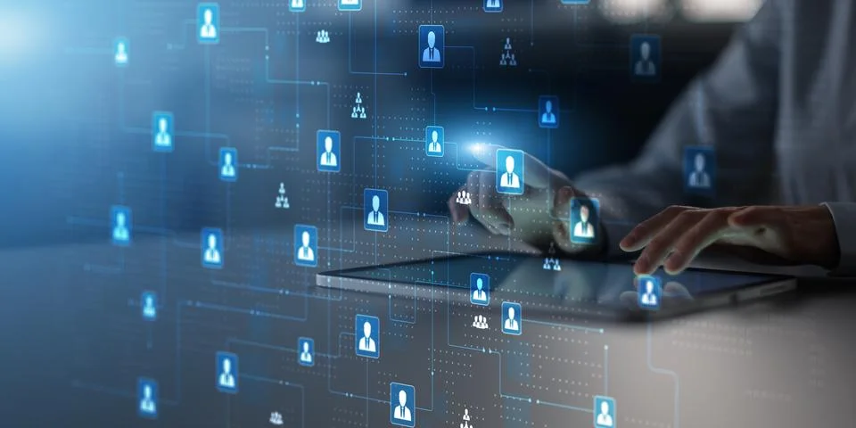 Network Connectivity Management for Professional User Interaction and Digit.. Stock Photos