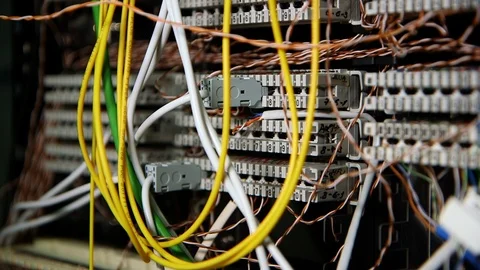 A network connector Vídeos de archivo 94379490