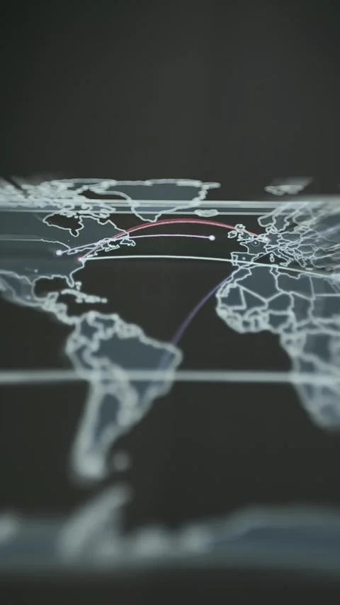 Network Console Displaying Malware Analysis Magnifier Icon - Analytical Display Vídeo Stock 336977074