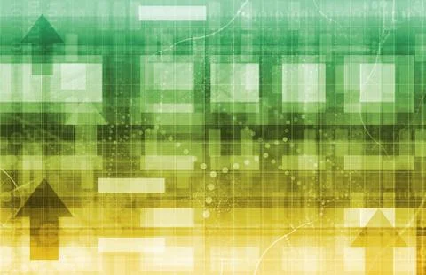 Network data Stock Illustration