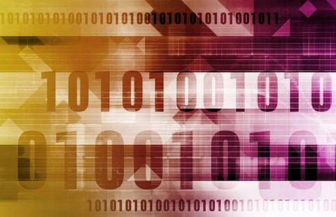 Network Data 스톡 일러스트