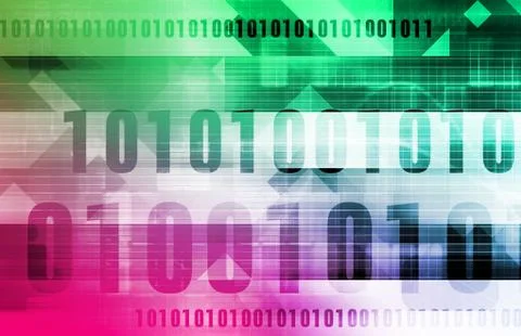 Network Data Stock Illustration