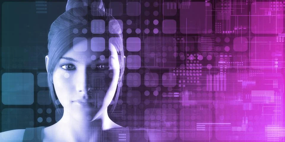 Network Data Stock Illustration