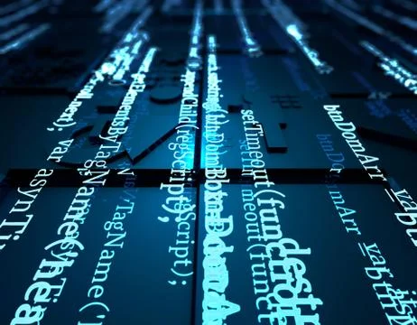 Network data transmission and electronic technology Illustrazione stock