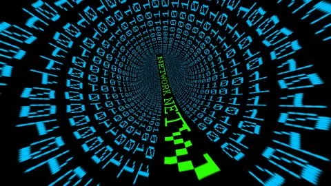 Network data tunnel イラスト素材