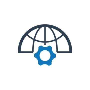 Network Development Icon Stock Illustration