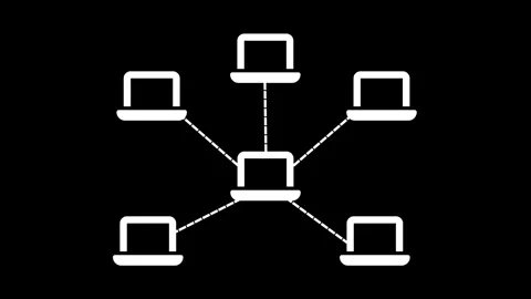 Network Diagram with Central Node and Connections Animation 스톡 동영상 317115751