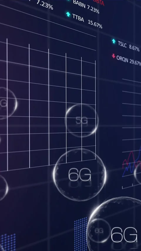 Network of digital icons and data processing over network of connections against Stock Footage 344774516