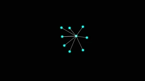 Network dot background,best animation in 4k. Stock Footage 203753341