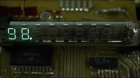 Network Electric Lamp From Calculator. Stock Footage 121707592