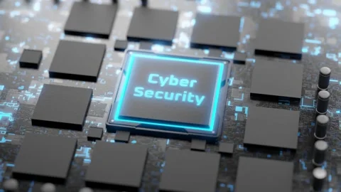 Network equipment security. Backdoor in network equipment. Cyber security of Stock Footage 314417915