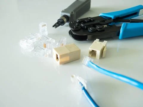 Network equipment tool Stock Photos