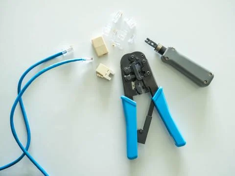 Network equipment tool Stock Photos
