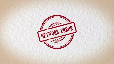 NETWORK ERROR stamp style word Stock Footage 319496293