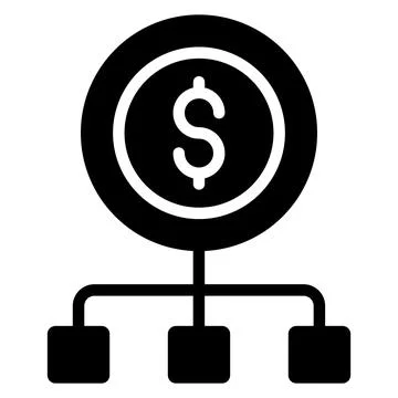 Network Finance Related Vector Line Icon. Editable Stroke Pixel Perfect. Stock Illustration