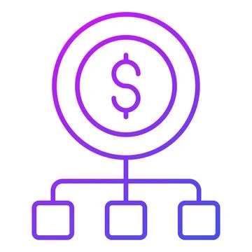 Network Finance Related Vector Line Icon. Editable Stroke Pixel Perfect. Stock Illustration