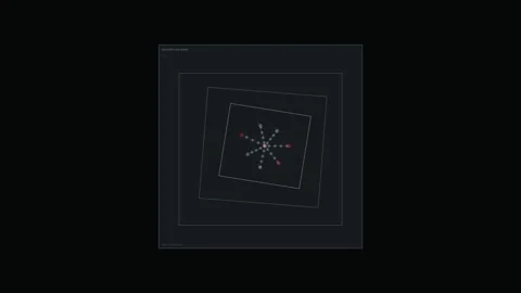 Network Flow Data HUD Seamless Loop Stock Footage 342139474