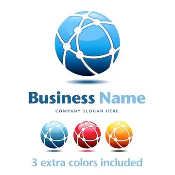 Network Globe - Business Logo Stock Illustration