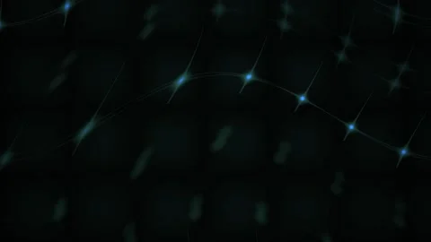 Network Glowing Blue Abstract Grid Motion Background for Digital Technology Stock Footage 343741651