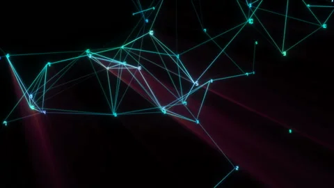 Network glowing search inside.Network Connection background, rotating flickering Stock Footage 101203425