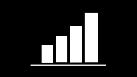 Network Graph abstract animation in black background Stock Footage 245183428