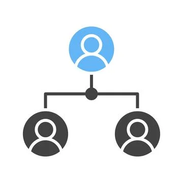 Network Group icon vector image. Illustrazione stock