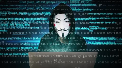 Network hackers invade computer systems Stock Footage 167051252