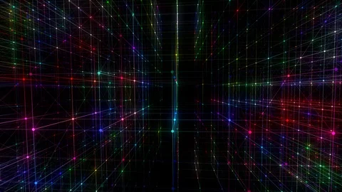 Network  Hologram 3D Video stock 87475155