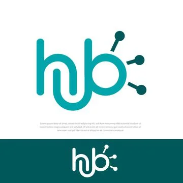 Network Hub Logo Signs, technology, biotechnology and technology symbols Stock Illustration