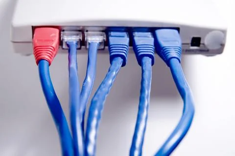 Network hub Stock Photos