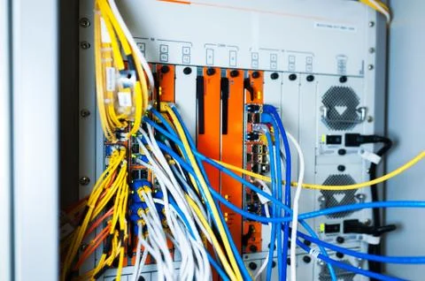 Network hub Stock Photos