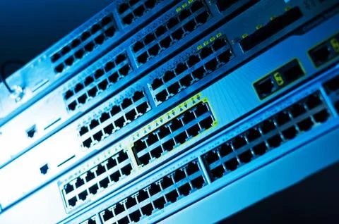 Network hub Stock Photos