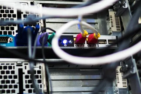 Network hub Stock Photos