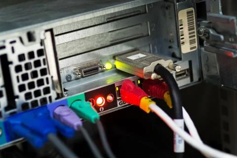 Network hub Stock Photos