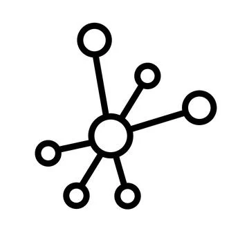 Network Icon. Community. Connection. Vector. Stock Illustration