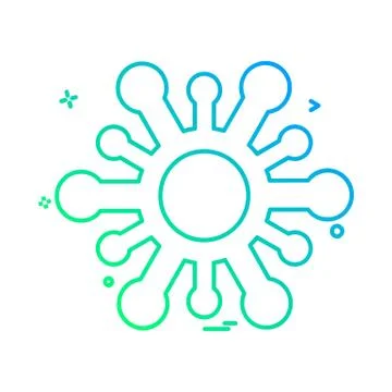 Network icon design vector Stock Illustration