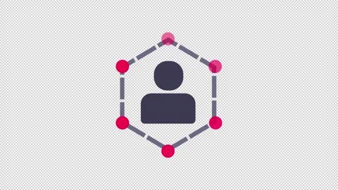 Network Icon Stock Footage 205054435