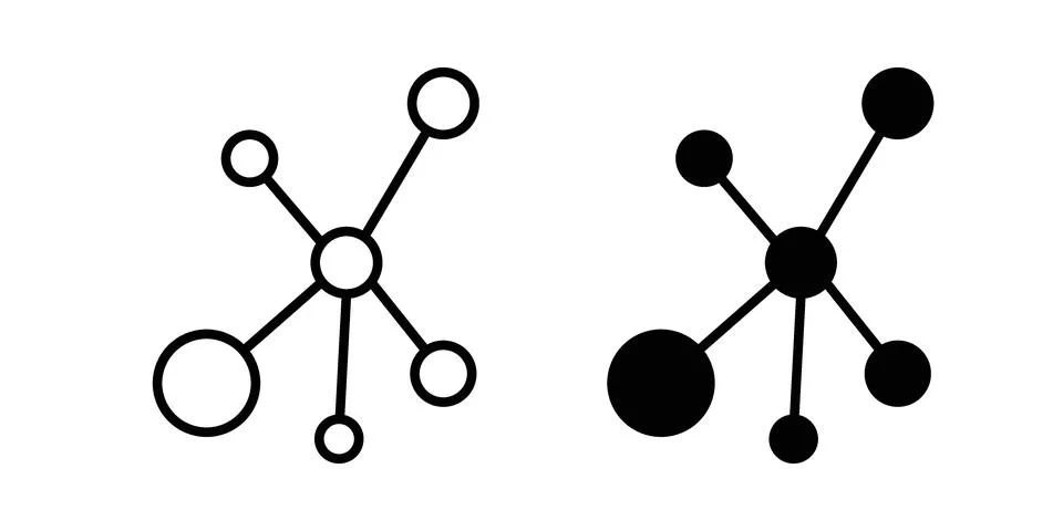 Network icon graphic element. web icon set Stock Illustration