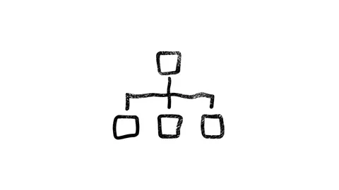 Network icon in hand draw style. Motion graphics Stock Footage 151545547