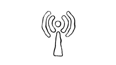 Network icon in hand draw style. Motion graphics Stock Footage 151563914