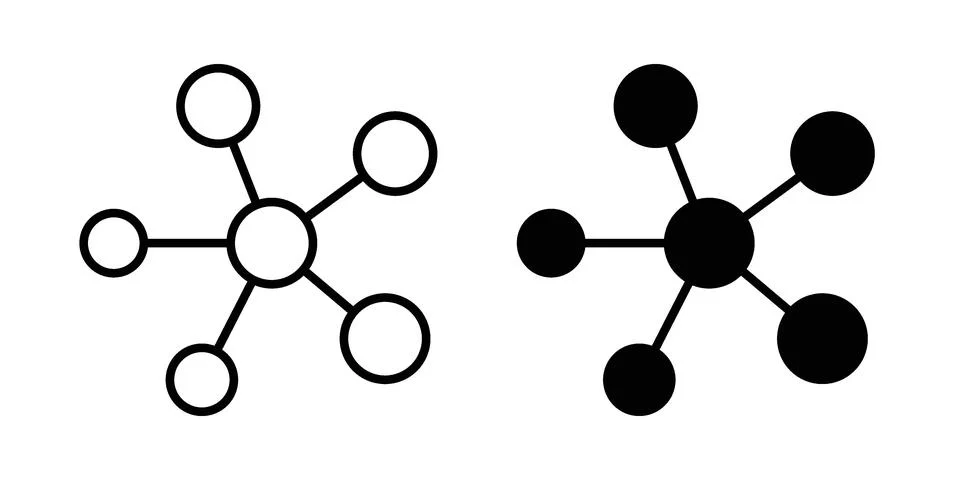 Network icon Illustration Eps10 for web or app Stock Illustration