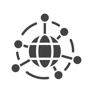 Network Icon Image. Stock Illustration