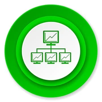 Network icon, lan sign. Stock Illustration