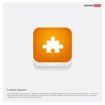 Network icon Orange Abstract Web Button Stock Illustration