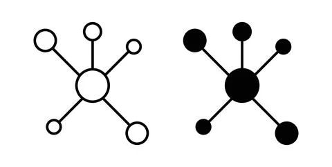 Network icon symbol. Flat Vector illustration Stock Illustration