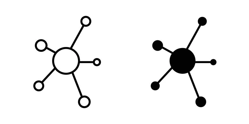 Network icon vector design illustrations Stock Illustration